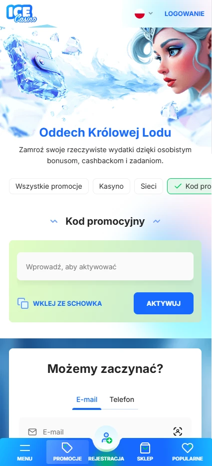 Kod promocyjny kasyno online